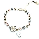 Saint Benedict Bracelet, St Benedict Bracelet for Women, Catholic Jewelry, Protection Jewelry, San Benito Pulseras, Saint Benedict Charms, Women Jewelry, Religious Bracelet, Religious Jewelry.