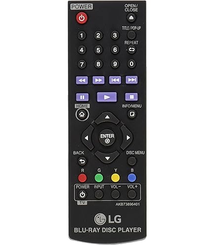 (未使用･未開封品)　新しい交換リモートコントロールfor bd630?bd640?bd650?bp325?W LG Blu - ray Disc Player wyeba8q Amazon.com: New Replacement Remote Control for LG BD630