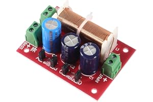 Coliao 400W Adjustable Multi Speaker Treble/Bass 2 Unit Audio Frequency Divider 2 Way Crossover Filters YLY-2088