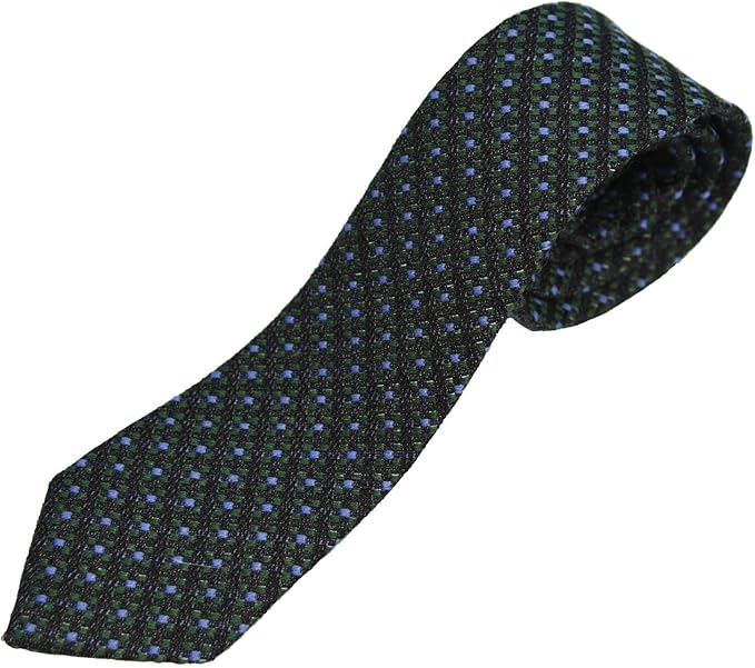 Amazon Co Jp ナロータイ ウールネクタイ 小紋 3カラー ウォームビズ シルクウール ジャガード 日本製 グリーン 服 ファッション小物