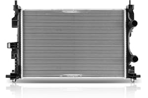 SCITOO Engine Coolant Radiator Assembly Replacement 2017-2022 for Jeep Compass 2.4L 2017-2021 for Jeep Renegade 2.4L Fit 13687;68273401AA;68273401AA