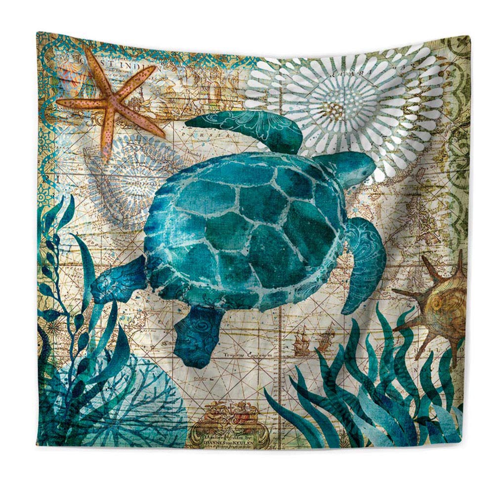 Caballito De Mar 90 75cm 35 30inch Lihan Tapicer a Tapiz Serie Oceanica 