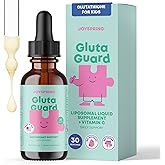 JoySpring Liposomal Glutathione Supplement for Kids | Supports Speech and Eye Contact | 50 MG Antioxidant L-Glutathione Drops | 2 oz Liquid Detox Supplement