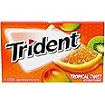 Trident Tropical Twist Sugar Free Gum, 14 Pieces