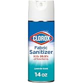 Clorox Fabric Sanitizer Aerosol Spray, Lavender Scent 14 Ounces