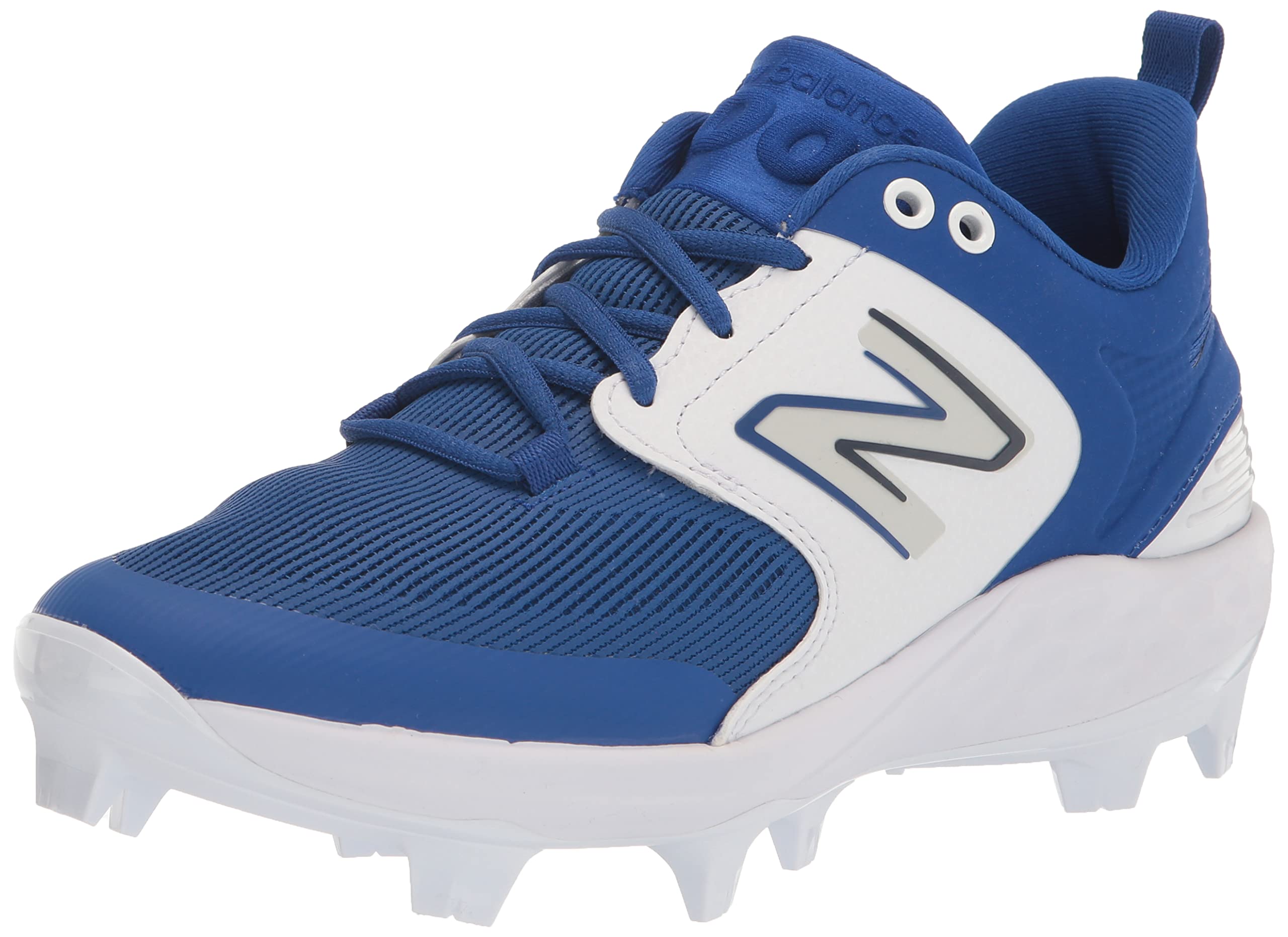 New Balance Men's Fresh Foam 3000 V6 Molded Baseball Shoe, Royal Blue/White, 14 M Image