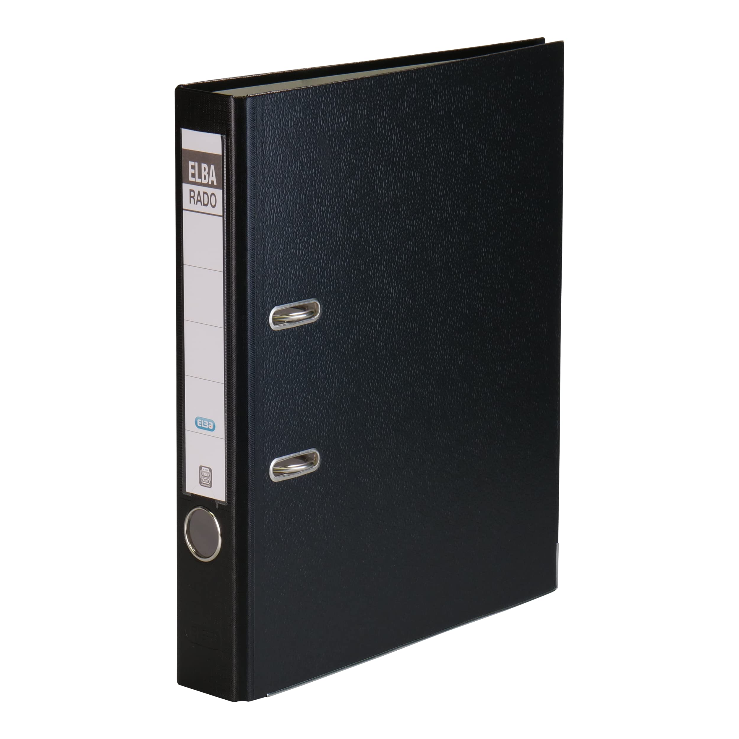 Elba Folder rado Brillant DIN A4, 5-Piece Pack, Quality Slot Folder File Narrow A4 Schmal Black