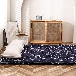 Navy Star Futon Mattress Japanese Floor Mattress