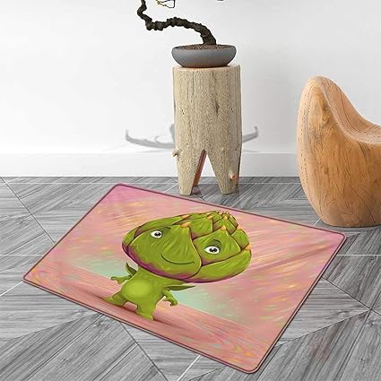 Amazon Com Artichoke Floor Mat For Kids Cute Artichoke Character
