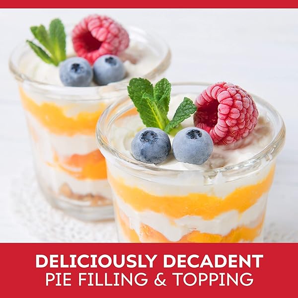 DUNCAN HINES COMSTOCK SIMPLY PIE FILLING & TOPPING, PEACH, 21 OZ