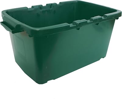 All-Green Coral 44 Litre Green Kerbside Waste Recycling Box Storage