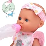John Adams Tiny Tears Baby Classic 38 cm Interactive Doll Nurturing view 3