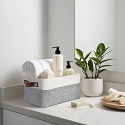DECOMOMO Small Storage Basket, Closet Storage