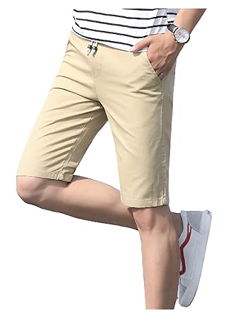 Amazon パリド 5分丈 ショート ハーフ パンツ 5部丈 カジュアル S