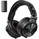 OneOdio Studio Max 2 Wireless Dj Headphones, 9ms Latency, Studio LDAC | 120H playtime, Hi-Res audio, Bluetooth 6.0 and 3.5/6.35mm for DJing, guitar, keyboard and studio monitoring