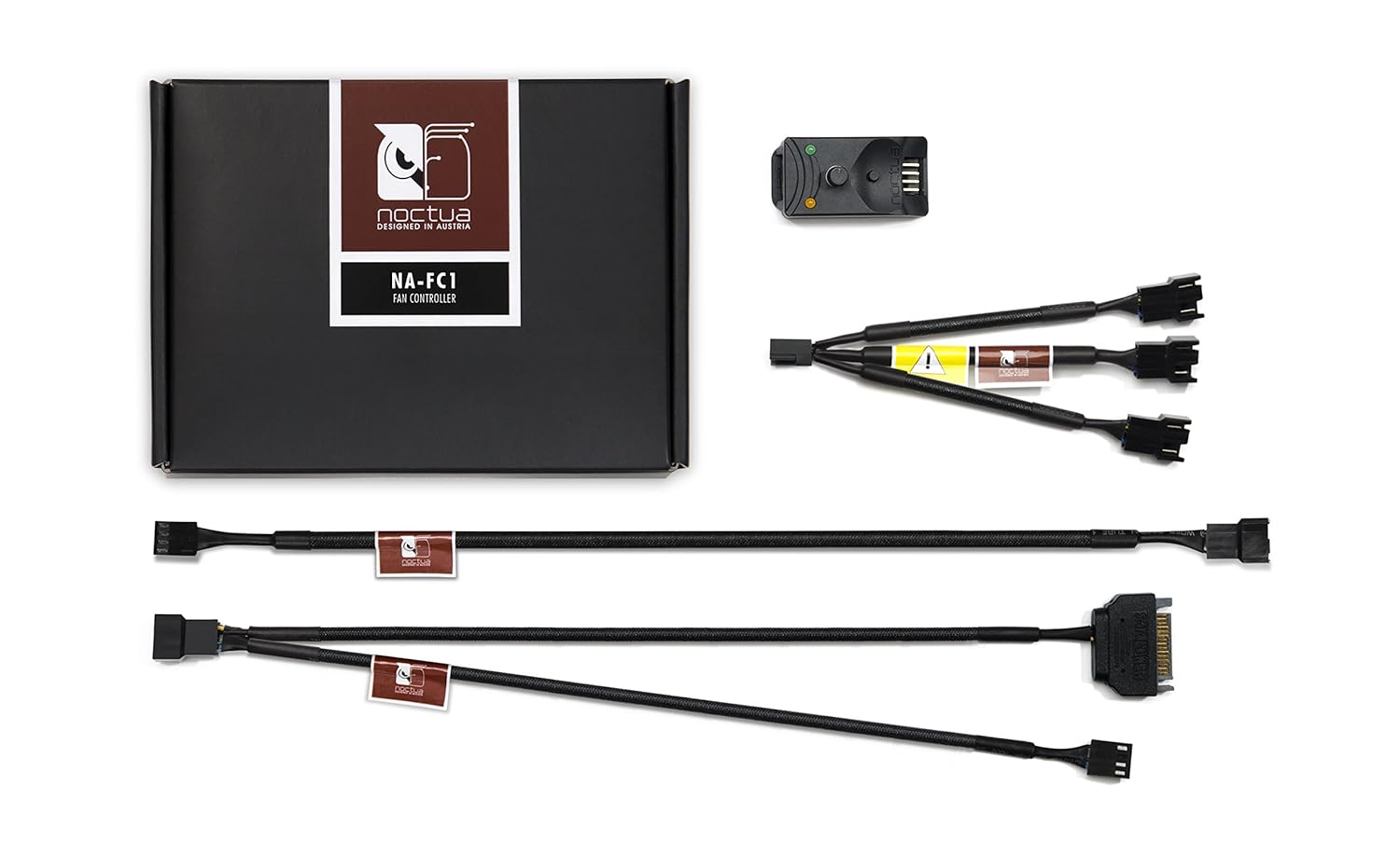 Noctua NA-FC1 4-pin PWM Fan Controller Computer Components Fans & Cooling