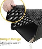 Conlun Cat Litter Mat 58x42cm Honeycomb Double Layer Waterproof Non-Slip view 6