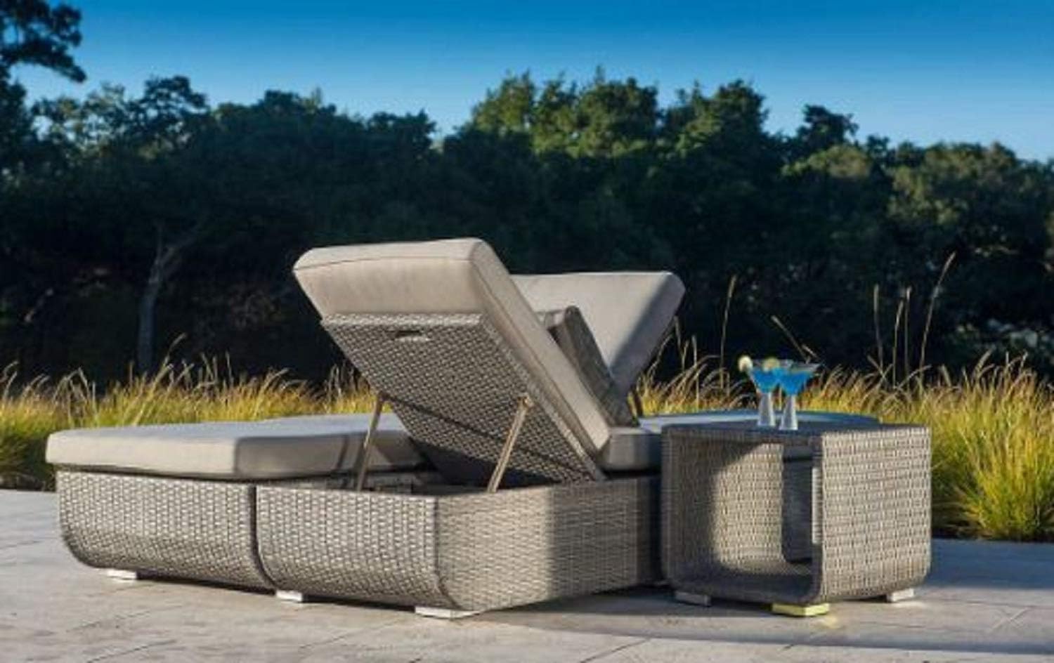 Sirio Urban Grey Euro Lounger Set Patio Furniture Set Amazon Ca
