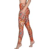 Comfy Yoga Printed Yoga Leggings with Pockets Women’s High Waisted Yoga Pants Soft Lightweight Workout Leggings