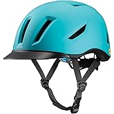 Troxel Terrain MIPS Cooling Horse Riding Helmet, Low-Profile, Micro-Adjustable Design, Horseback Riding Gear, Medium (7-7-3/8), Radiance Duratec