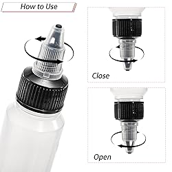 Bekith 40 Pack 1oz Dispensing Bottles, Boston Round