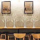 PEIDUO Easter Decorations for Home, 2FT Easter Tree