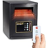 EdenPURE Classic CopperPLUS Infrared Heater — 1500 W Energy-Efficient Zone Heater for Large Rooms up to 1000 sq ft — Quiet Op