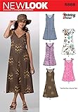 New Look Sewing Pattern 6889 Misses Dresses, Size A