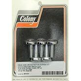 Colony Chrome Rear Rotor TORX Bolts for Harley-Davidson Brake Rotors with Cast Wheels OEM #43562-92