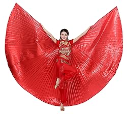 Lauthen.S Belly Dance Isis Wings with Sticks Women