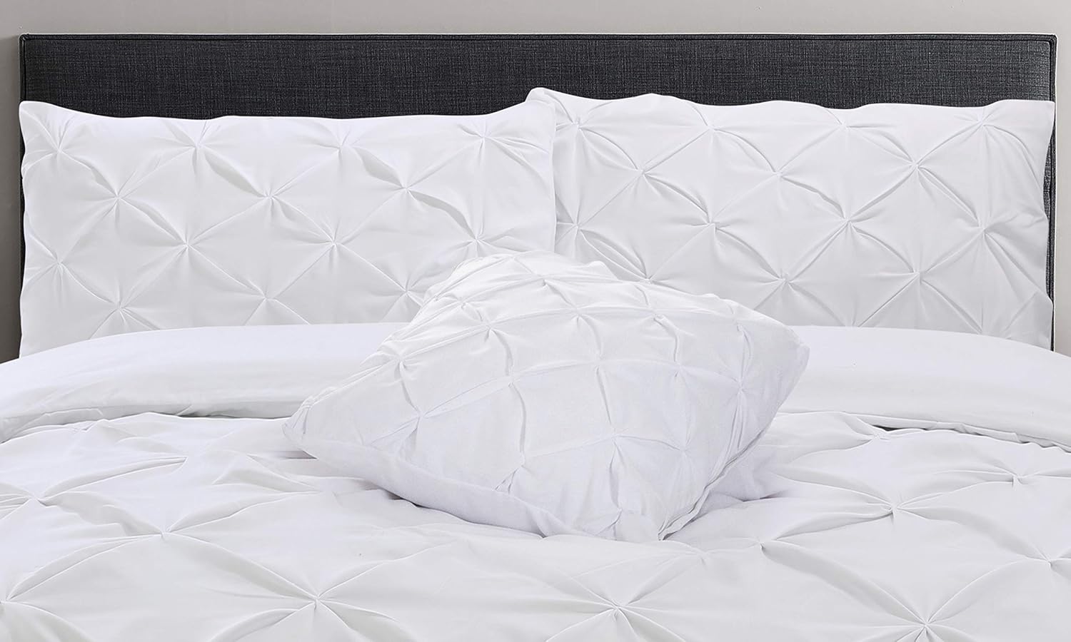 Aaryan Linen Pintuck Duvet Cover Sets Super King Duvet Set Perfect