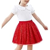 Magic Park 1-14Y Toddler Tutu Skirt Kid Tulle Skirts Little Girl Solid Color Short Skirt Girls Holiday Birthday Clothes