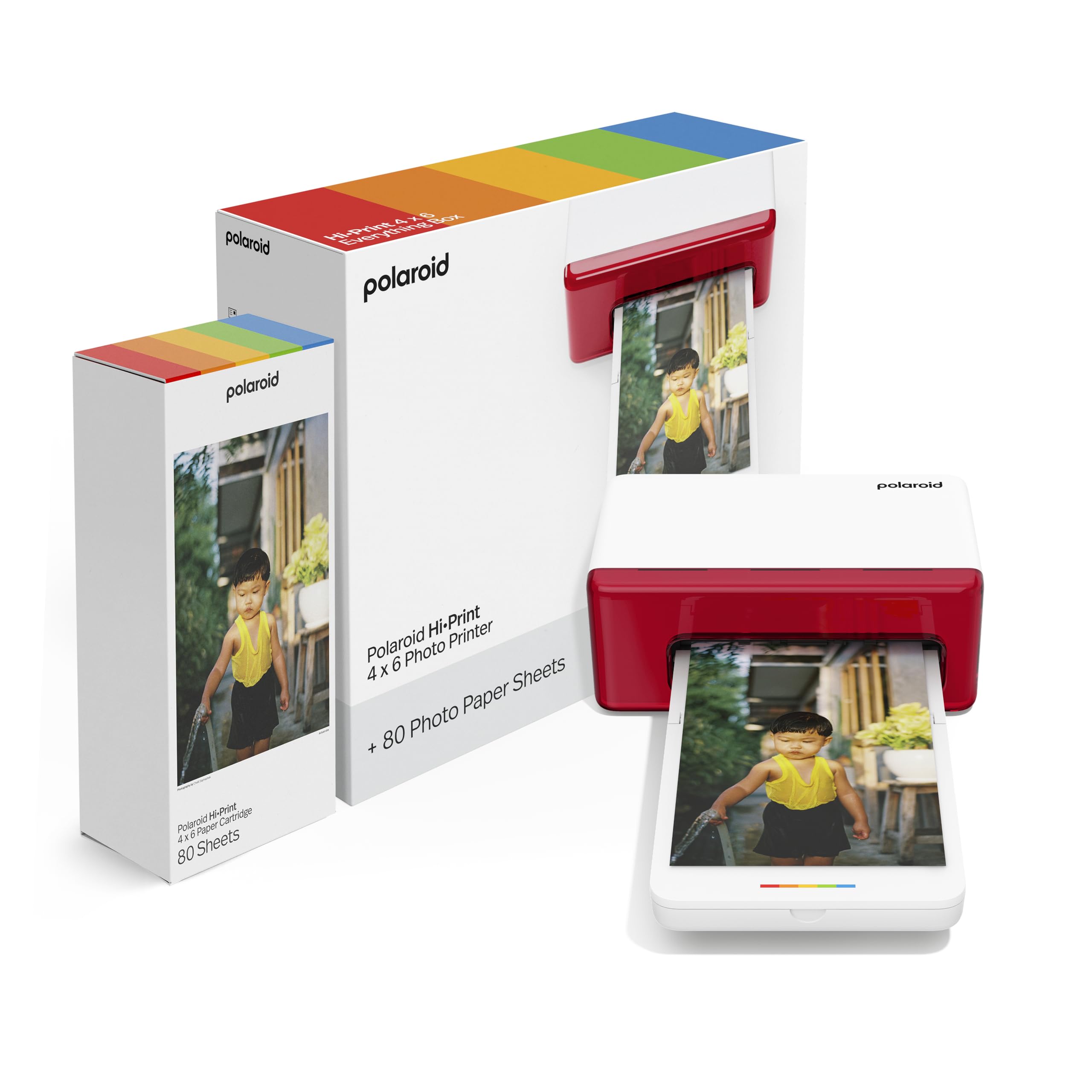 Photo 1 of **MISSING PHOTO PAPER BUNDLE** Polaroid Hi-Print Bluetooth 4x6 Photo Printer + Photo Paper Bundle (80 Sheets Included) (6552)