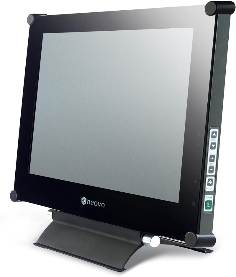 AG Neovo X-15 15" LCD Monitor NeoV Glass Pro Black DVI Analogue Digital