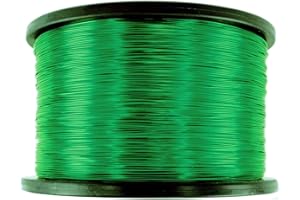 TEMCO INDUSTRIAL TEMCo 23 AWG Copper Magnet Wire - 10 lb 6268 ft 155°C Magnetic Coil Green