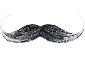 YAN DREAM Self Adhesive Fake Mustache Costume Facial Hair Halloween Novelty Stick On Fake Beard