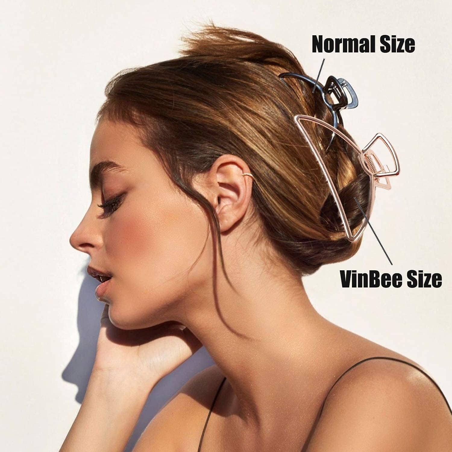 VinBee Metal Hair Clips, Claw Clips for Women Thick Hair, Claw Clips Strong Hold - Image 3