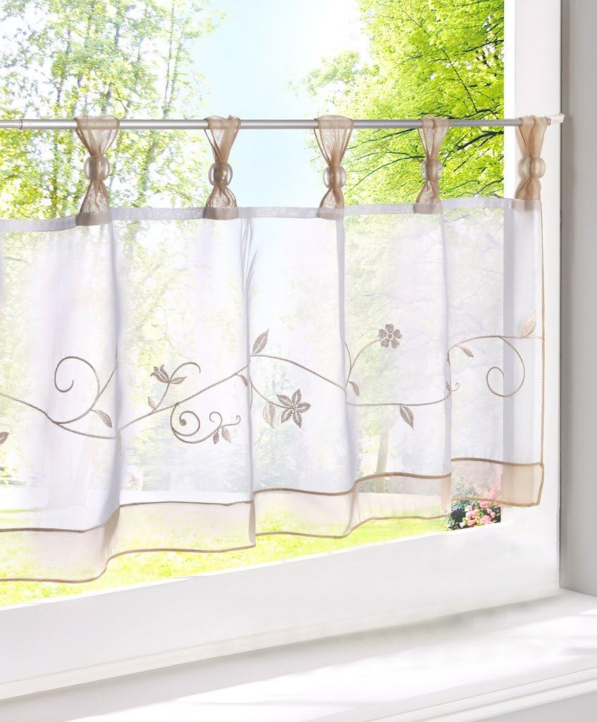Best 5 Pc Embroidered Kitchen Curtains
