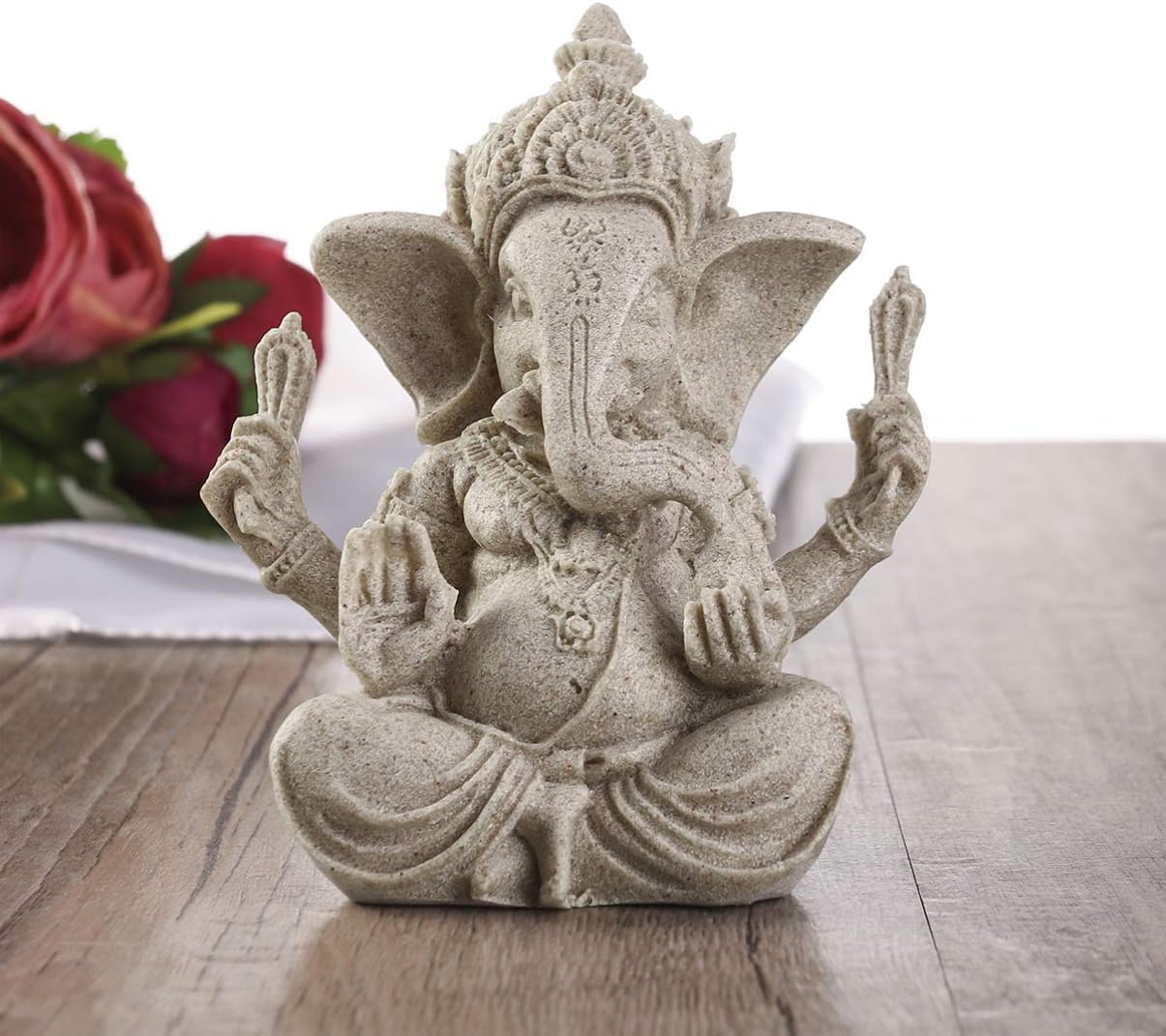 VORCOOL Ganesh Statue, Red - Image 3