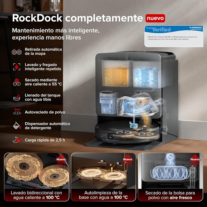 Saros 20 Robot Aspirador Succión Extrema de 36000 Pa