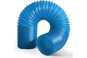 Tongze 3 Inch Cold Air Intake Pipe: Universal Flexible Duct with Length from 10" to 40" for Customize Air Intake System Hose Tube (Blue)