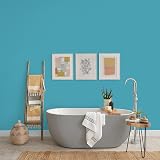 Johnstone's Bathroom Paint Island Breeze Mid Sheen 2.5L Stain Blocker view 4