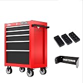 CRAFTSMAN Rolling Tool Chest, 26-inch, 5-Drawer, Workshop Tool Storage with Wheels (CMST32752RB)