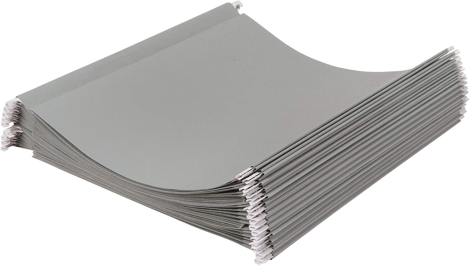 Basics Hanging Folders, Letter Size, Gray, 25-Pack : Office Products