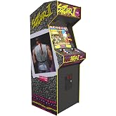 Iconic Arcade Street Fighter II Arcade Machine, Multi Game Home Cabinet | 9/10 Scale Cabinet With 15+ Capcom Classics, Raspberry Pi 5 Power, 19.5 Inch Screen, Lighted Marquee, and HDMI Out