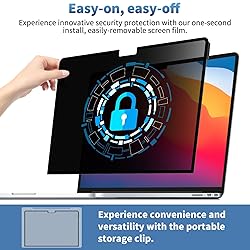 F FORITO Laptop Privacy Removable Screen Protector