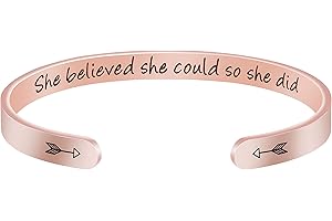 JoycuFF Bracelets for Women Christmas Birthday Thanksgiving Gifts to Mother Mummy Stainless Steel Cuff Bangle Meaningful Year Gifts to Mom