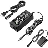 Gonine NP-FW50 Dummy Battery, for Sony ZV-E10 Dummy Battery, AC-PW20 Power Supply AC Adapter Kit, for Sony Alpha ZVE10 A6400 A6000 A6100 A6300 A6500 A7 A7II A7S A7SII RX10 II IV Cameras.