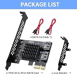 ACTIMED 2-Port SATA III 6Gbps PCI Express Expansion Card for SSD HDD view 5