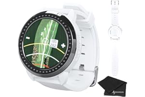 Wearable4U - Bushnell iON Elite White Golf GPS Watch with Cloth Bundle